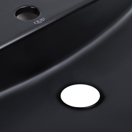 Раковина-чаша Qtap Scorpio 600х400х120 Matt black QT142203MBMBN
