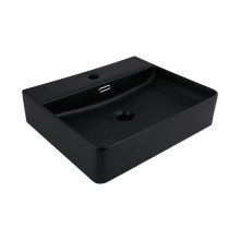 Раковина Qtap Nando LT 500х420х130 Matt black QT12116146AMB Раковина Qtap Nando LT 500х420х130 Matt black QT12116146AMB