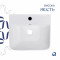 Раковина напольная моноблок Qtap Tern 440х380х830mm White QT1711G302WN Раковина напольная моноблок Qtap Tern 440х380х830mm White QT1711G302WN