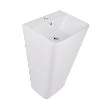 Раковина напольная моноблок Qtap Tern 440х380х830mm White QT1711G302WN Раковина напольная моноблок Qtap Tern 440х380х830mm White QT1711G302WN