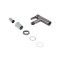 Смеситель для раковины Brinex Pure 001F низкий  Gunmetal Black BRIPUR001FGRP