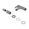 Смеситель для раковины Brinex Pure 001F низкий  Nickel BRIPUR001FNKL