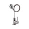 Смеситель для кухни Brinex Pure 015F41 с гибким изливом   Nickel BRIPUR015F41NKL