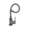 Смеситель для кухни Brinex Pure 015F3 с гибким изливом   Graphite/Grey BRIPUR015F3GRG
