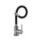 Смеситель для кухни Brinex Pure 015F3 с гибким изливом Nickel/Black BRIPUR015F3NKB Смеситель для кухни Brinex Pure 015F3 с гибким изливом Nickel/Black BRIPUR015F3NKB