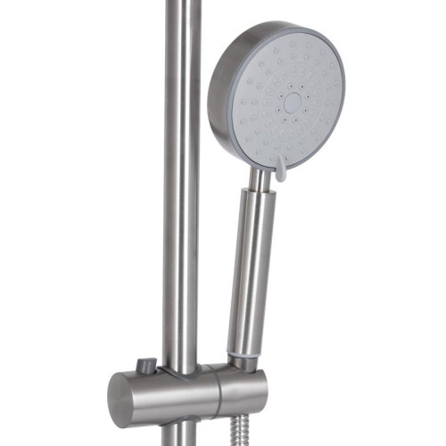 Душевая система универсальная Brinex Pure 1030 на 3 потребителя  Nickel BRIPUR1030NKL