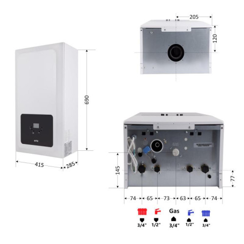 Котел газовый Airfel Optimum Premix 23 кВт