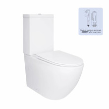 Унитаз напольный Qtap Jay Ultra Quiet с сидением Soft-close 640x360x835 мм QT07222175TW White Унитаз напольный Qtap Jay Ultra Quiet с сидением Soft-close 640x360x835 мм QT07222175TW White