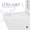 Унитаз напольный Qtap Swan Ultra Quiet с сидением Soft-close 640x360x835 мм QT16222182TW White
