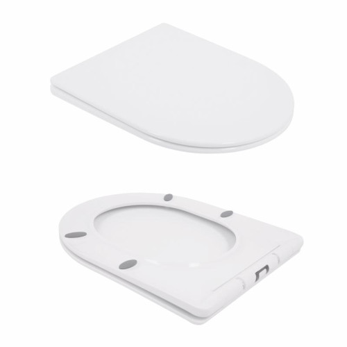 Унитаз напольный Qtap Swan Ultra Quiet с сидением Soft-close 640x360x835 мм QT16222182TW White