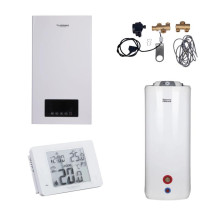 Комплексное решение Thermo Alliance для котельной: электрический котел 12 кВт + комплект бойлера + комбинированный напольный водонагреватель 120 л Комплексное решение Thermo Alliance для котельной: электрический котел 12 кВт + комплект бойлера + комбинированный напольный водонагреватель 120 л