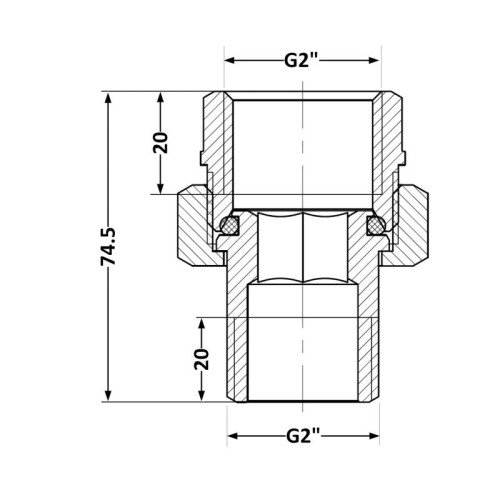 Сгон-американка Thermo Alliance Standart 2 Сгон-американка Thermo Alliance Standart 2