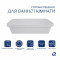 Комплект Qtap Scorpio: Раковина врезная прямоугольная 615х390х150 мм White + Донный клапан PU02