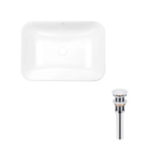 Комплект Qtap Scorpio: Раковина врезная прямоугольная 615х390х150 мм White + Донный клапан PU02 Комплект Qtap Scorpio: Раковина врезная прямоугольная 615х390х150 мм White + Донный клапан PU02