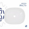 Комплект Qtap Aquarius: Раковина накладная прямоугольная 470x380x120 мм White + Донный клапан PU02 Комплект Qtap Aquarius: Раковина накладная прямоугольная 470x380x120 мм White + Донный клапан PU02