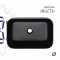 Комплект Qtap Scorpio: Раковина накладная прямоугольная 550х390х120 мм Matt Black + Донный клапан PU03 Комплект Qtap Scorpio: Раковина накладная прямоугольная 550х390х120 мм Matt Black + Донный клапан PU03