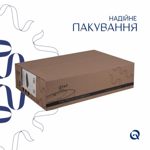 Комплект Qtap Scorpio: Раковина накладная прямоугольная 550х390х120 мм Matt Black + Донный клапан PU03 Комплект Qtap Scorpio: Раковина накладная прямоугольная 550х390х120 мм Matt Black + Донный клапан PU03