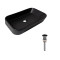 Комплект Qtap Scorpio: Раковина накладная прямоугольная 550х390х120 мм Matt Black + Донный клапан PU03 Комплект Qtap Scorpio: Раковина накладная прямоугольная 550х390х120 мм Matt Black + Донный клапан PU03