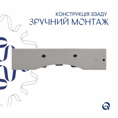 Комплект Qtap Nando LT: Раковина подвесная прямоугольная 610х420х140 мм White + Донный клапан PU02O Комплект Qtap Nando LT: Раковина подвесная прямоугольная 610х420х140 мм White + Донный клапан PU02O