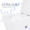 Унитаз подвесной Qtap Crow Ultra Quiet безободковый с сиденьем Soft-close QT05335170W