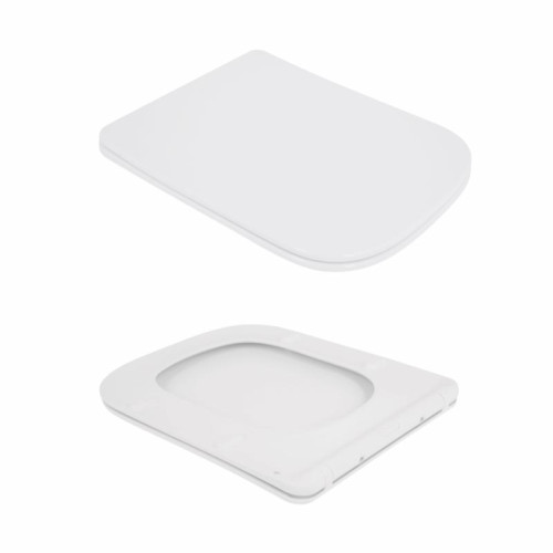 Унитаз подвесной Qtap Crow Ultra Quiet безободковый с сиденьем Soft-close QT05335170W