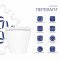Унитаз подвесной Qtap Swan безободковый с сиденьем Soft-close QT16335180W