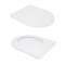 Унитаз подвесной Qtap Swan безободковый с сиденьем Soft-close QT16335180W