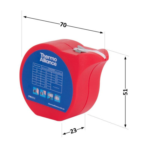 Уплотнительная нить Thermo Alliance Standart нейлоновая 50 м TAS26450