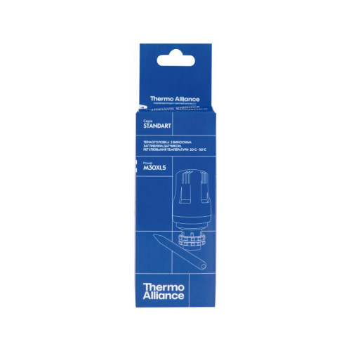 Термоголовка Thermo Alliance Standart М30х1,5 (20-50℃) с выносным датчиком TAS34150