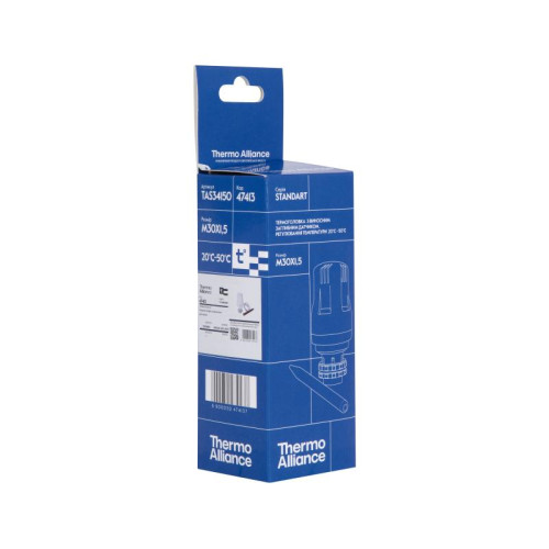Термоголовка Thermo Alliance Standart М30х1,5 (20-50℃) с выносным датчиком TAS34150