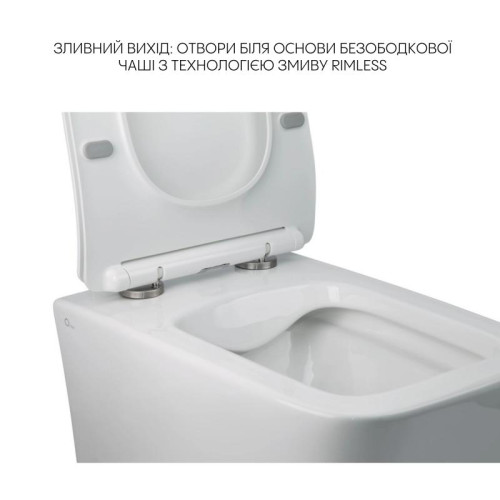 Комплект Qtap Crow 2 в 1: унитаз подвесной Rimless + биде подвесное Комплект Qtap Crow 2 в 1: унитаз подвесной Rimless + биде подвесное