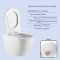 Готовое решение Qtap для ванной комнаты: подвесной унитаз Robin Ultra Quiet 520x365x365 + комплект инсталляции Nest 4 в 1 (линейная клавиша Matt Black)