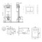 Готовое решение Qtap для ванной комнаты: подвесной унитаз Tern Ultra Quiet 525x345x360 + комплект инсталляции Nest 4 в 1 (квадратная клавиша Chrome)