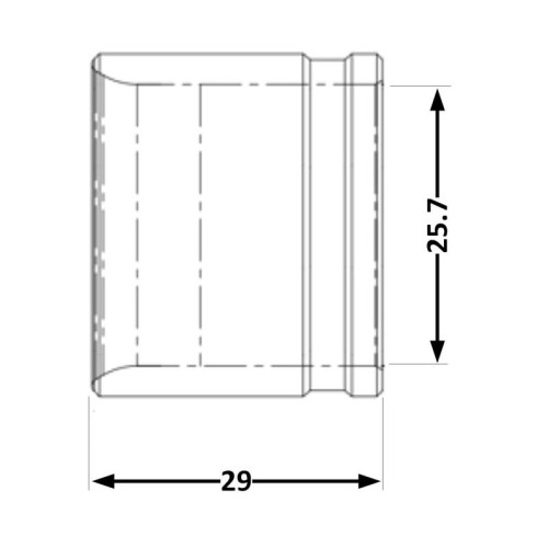 Гильза натяжная Icma №1031 d25x3,5 851031GX08