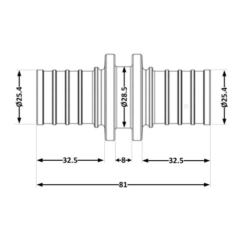 Переходних под натяжную гильзу Icma №1032 d32х4,4 851032GY05