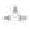 Тройник натяжной Icma №1039 d20х16х16 851039GWBOBO0 Тройник натяжной Icma №1039 d20х16х16 851039GWBOBO0