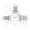 Тройник натяжной Icma №1039 d20х16х20 851039GWBOGW05 Тройник натяжной Icma №1039 d20х16х20 851039GWBOGW05