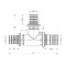 Тройник натяжной Icma №1039 d20х20х16 851039GWGWBO05 Тройник натяжной Icma №1039 d20х20х16 851039GWGWBO05