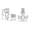 Угол натяжной Icma №1040 d16х2,2-1/2