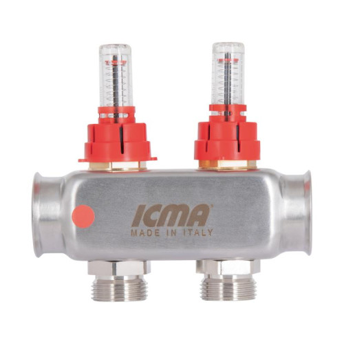 Коллектор Icma № К073 с расходомерами (нерж.) 1