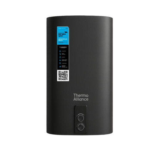 Водонагреватель электрический Thermo Alliance 80 л, Black, плоский, вертикальный, сухой ТЭН 2 кВт (0,8+1,2) DT80V20GPDD2B