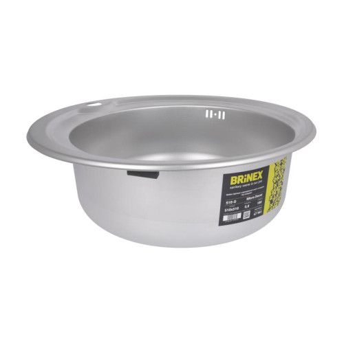 Кухонная мойка Brinex 510-D 0,8 мм Micro Decor (BRIN510MDEC08) Кухонная мойка Brinex 510-D 0,8 мм Micro Decor (BRIN510MDEC08)