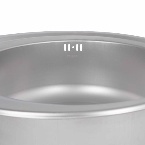 Кухонная мойка Brinex 510-D 0,8 мм Satin (BRIN510SAT08)