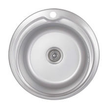 Кухонная мойка Brinex 510-D 0,8 мм Satin (BRIN510SAT08) Кухонная мойка Brinex 510-D 0,8 мм Satin (BRIN510SAT08)