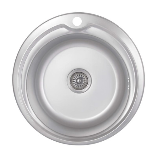 Кухонная мойка Brinex 510-D 0,8 мм Satin (BRIN510SAT08)