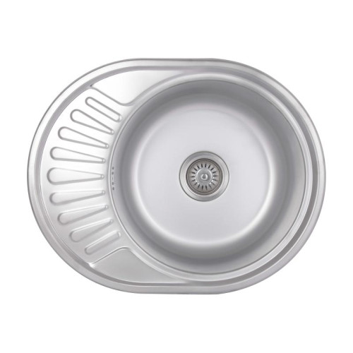 Кухонная мойка Brinex 5745 0,8 мм Satin (BRIN5745SAT08)