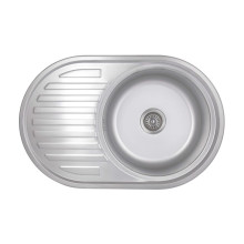 Кухонная мойка Brinex 7750 0,8 мм Satin (BRIN7750SAT08) Кухонная мойка Brinex 7750 0,8 мм Satin (BRIN7750SAT08)