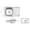 Кухонная мойка Brinex 7848 0,8 мм Micro Decor (BRIN7848MDEC08) Кухонная мойка Brinex 7848 0,8 мм Micro Decor (BRIN7848MDEC08)