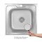 Кухонная мойка Brinex 5050 0,6 мм Satin (BRIN5050SAT06) Кухонная мойка Brinex 5050 0,6 мм Satin (BRIN5050SAT06)