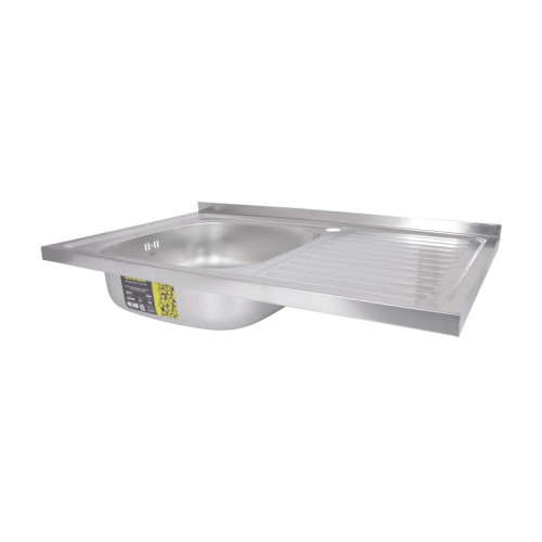 Кухонная мойка Brinex 5080-L 0,6 мм Satin (BRIN5080LSAT06) Кухонная мойка Brinex 5080-L 0,6 мм Satin (BRIN5080LSAT06)